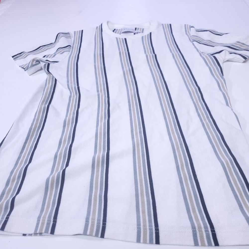 TopMan Strip Knit Tee Shirt